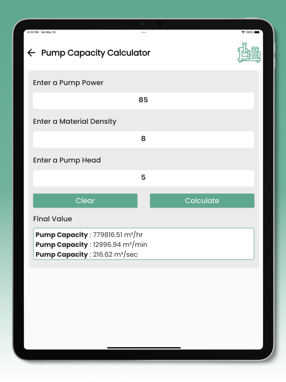 Pumping Power Calculatorのおすすめ画像4