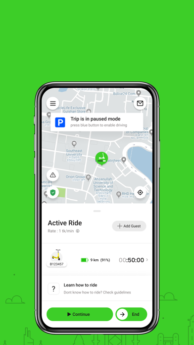 TWRP - Scooter Sharing Screenshot