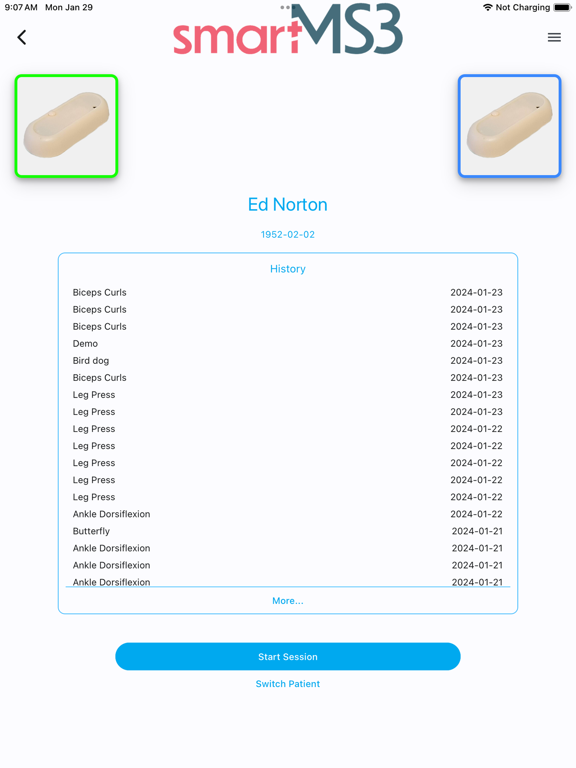 SmartMS3 iPad screenshot 4 - Health & Fitness app