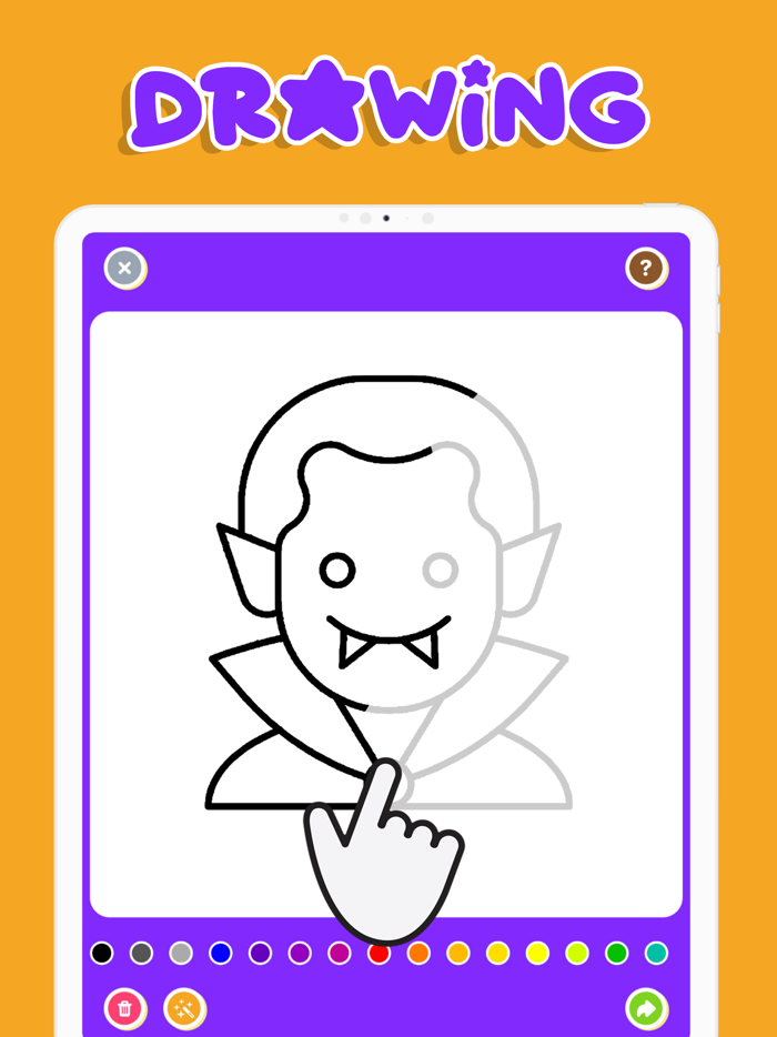 Halloween kids coloring book 3