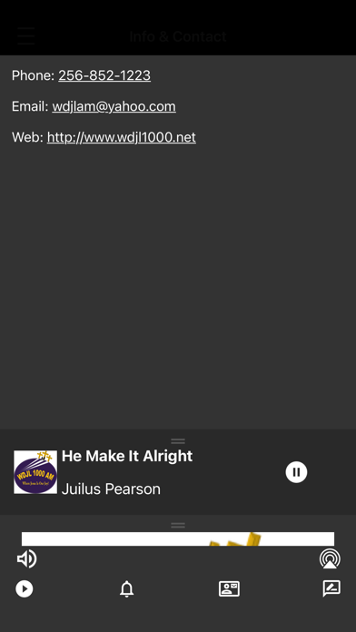 WDJL 1000 AM Screenshot