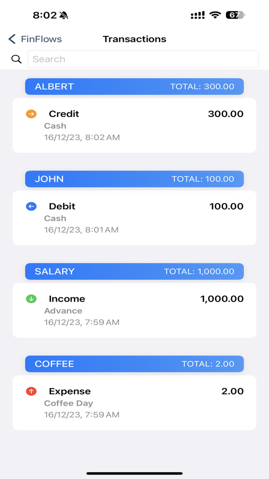 #2. FinFlows (iOS) 由: AHSAN MURINGA THODI