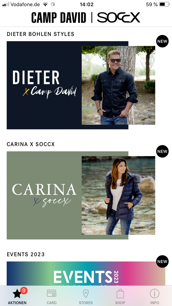 CAMP DAVID and SOCCX FASHION