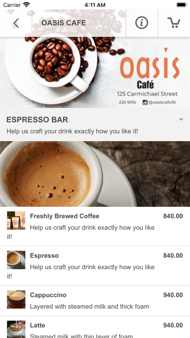 Oasis Cafe GT Screenshot