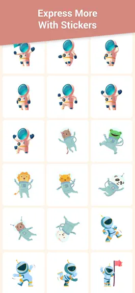 Game screenshot The Astronaut Love Stickers apk