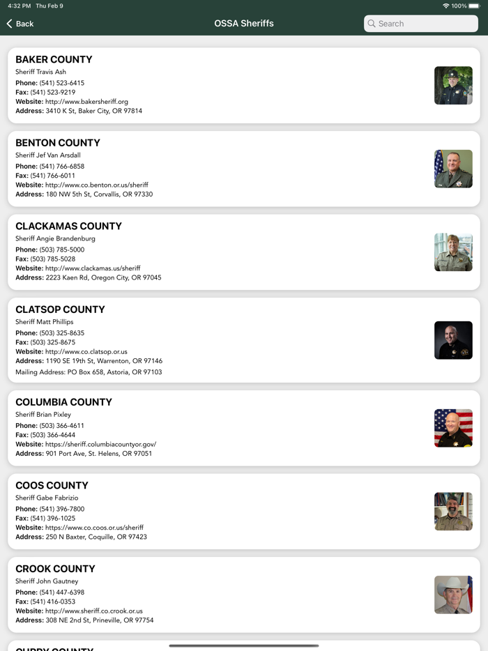 Oregon State Sheriffs’ Assoc