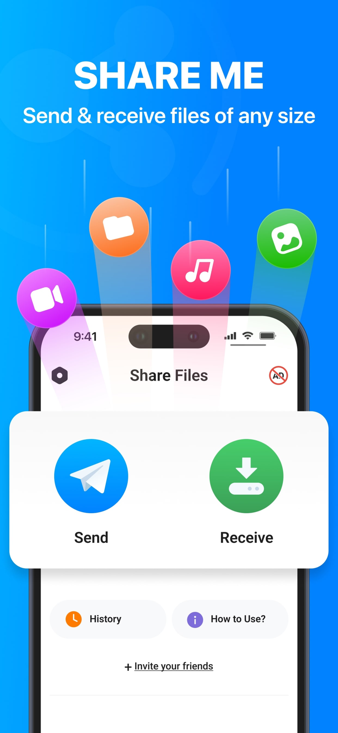 Share Me File Transfer App