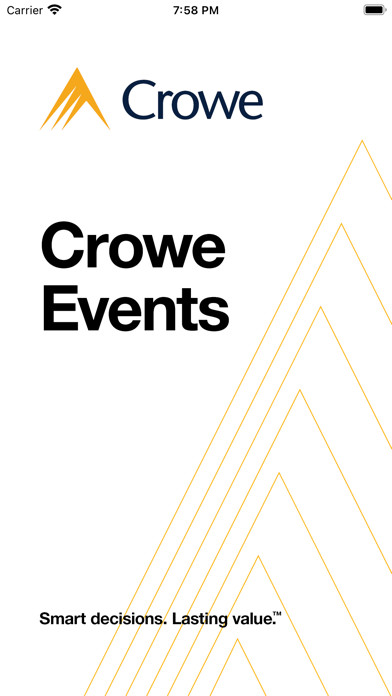 Crowe Events Screenshot