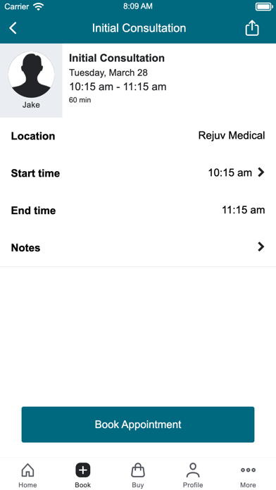 Rejuv Medical Center Screenshot
