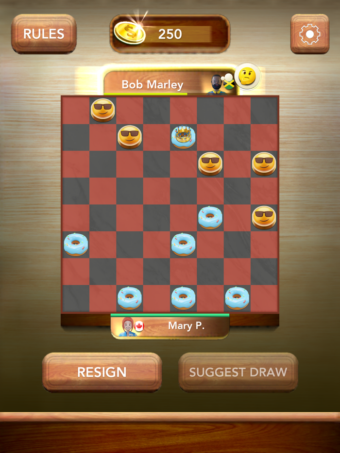 Checkers Online and Offline Game