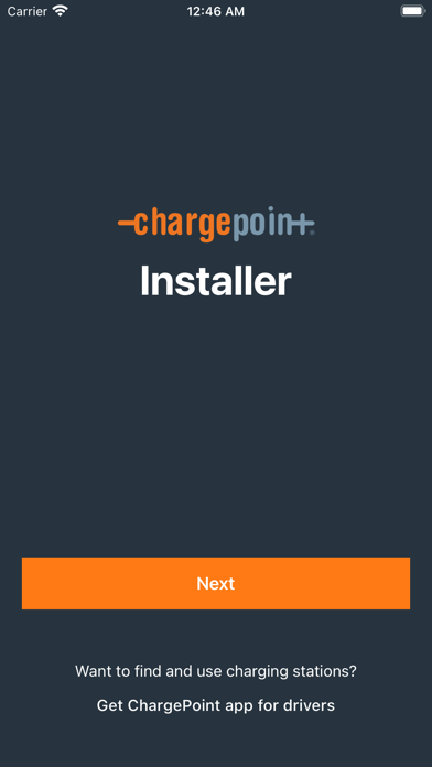 ChargePoint Installer Screenshot