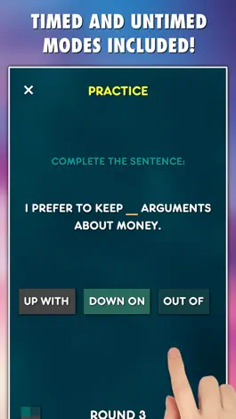 Game screenshot Phrasal Verbs Grammar Test hack