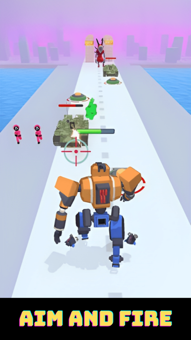 Mech Run- Robot War Screenshot