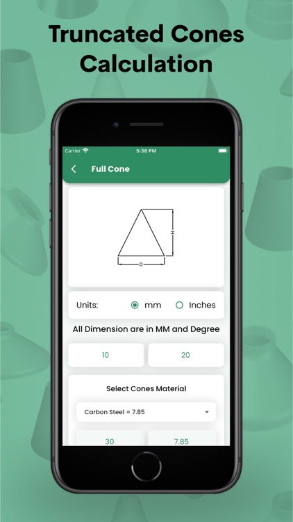 Cones Calculators screenshot-3