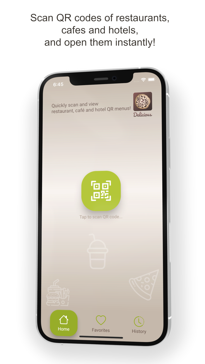 Delicious - QR Code Scanner