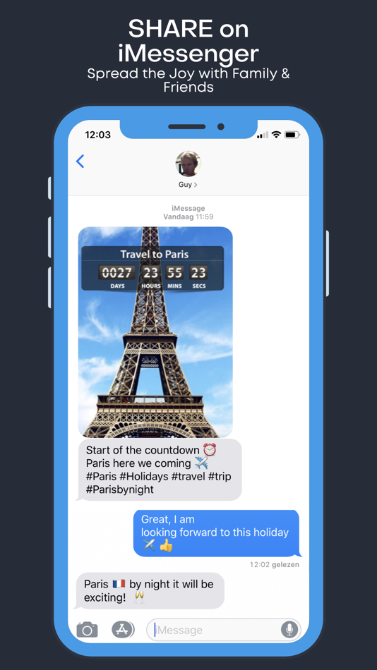 #7. Big Day–Event Countdown Clock (iOS) Podle: WW Productions BVBA
