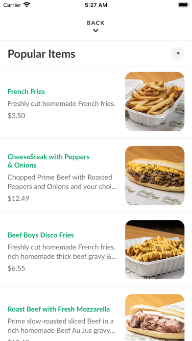 Beef Boys Sandwich Company Screenshot