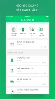 Ôn thi gplx 600 câu hỏi b1 b2 iphone screenshot 1