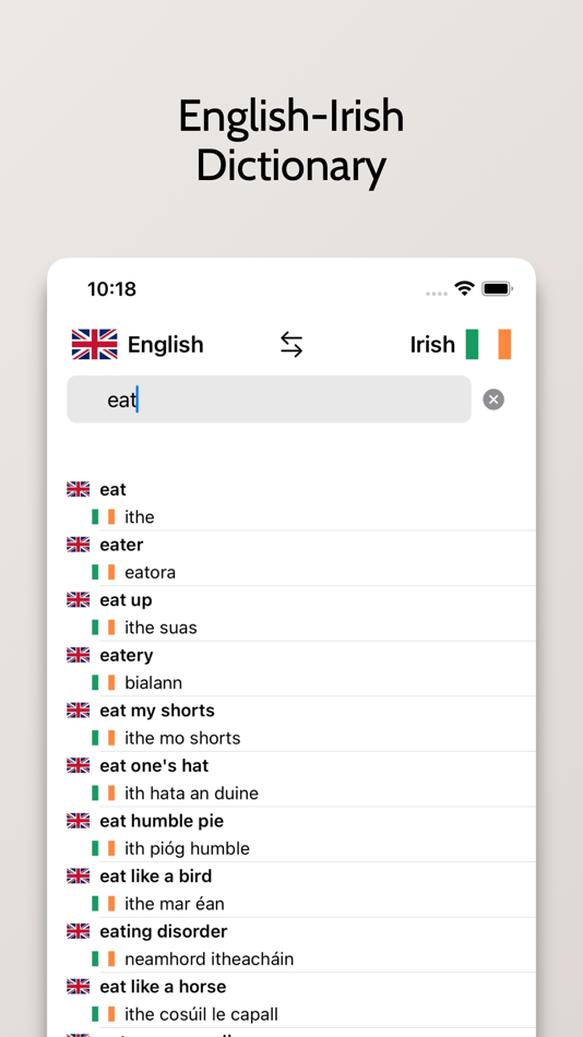 #1. Irish-English Dictionary (iOS) 由: FB PUBLISHING LLC