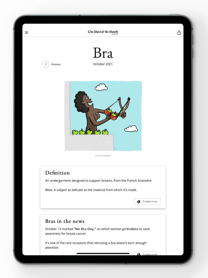 The Word of the Month