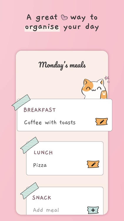 Meal plan template, food diary screenshot-4