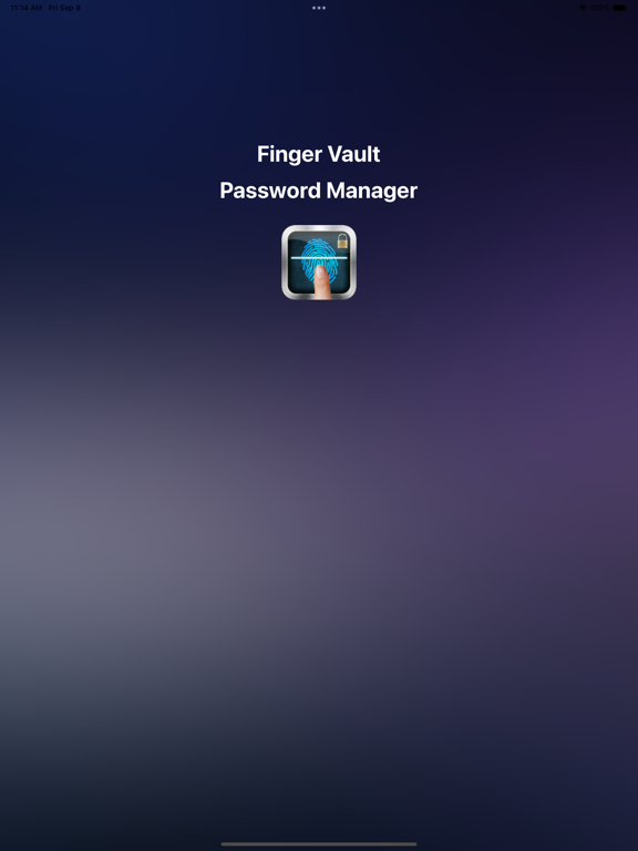 Screenshot #4 pour Finger Vault Password Manager