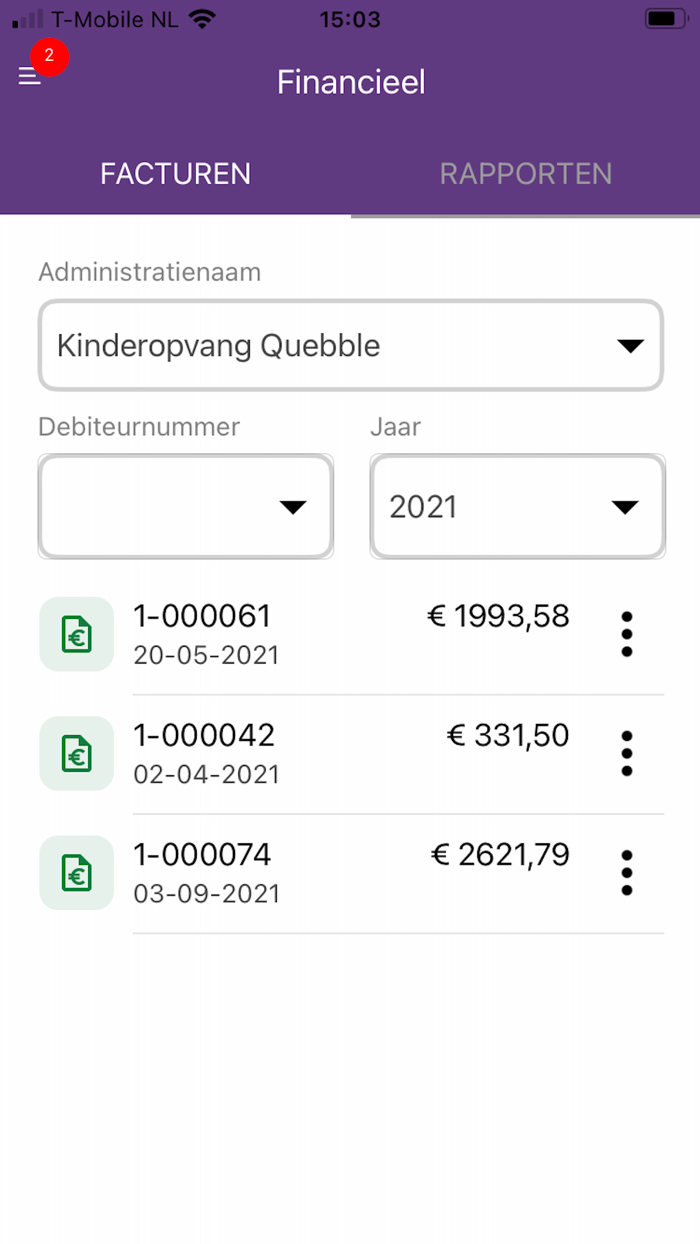 Quebble Ouderportaal