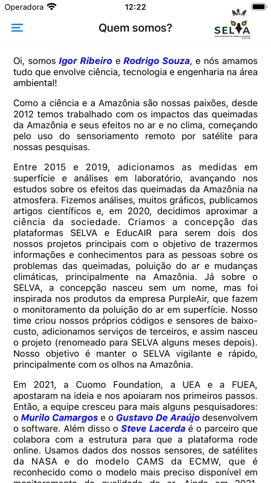 #6. SelvaApp (iOS) 由: Rodrigo Augusto Ferreira de Souza
