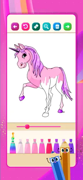 Game screenshot Unicorns Coloring Book apk