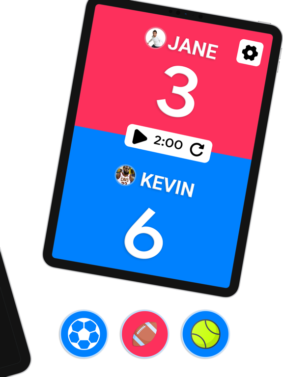 Scoreboard - Save Score iPad screenshot 2 - Sports app