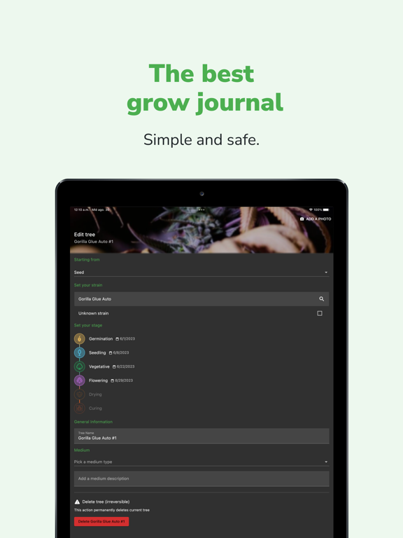 Screenshot #5 pour Grow with Jane - Grow journal