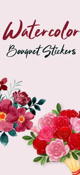 Game screenshot Watercolor Bouquets Stickers mod apk