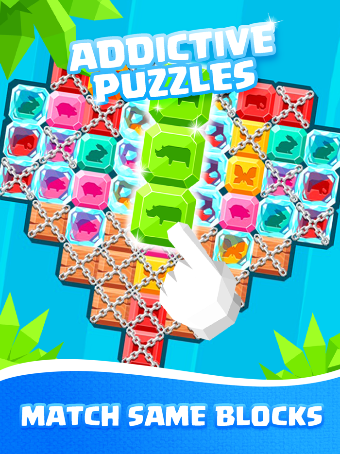 Pop Block Match The Animals