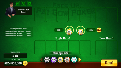 Pai Gow Poker Classic Casino Screenshot