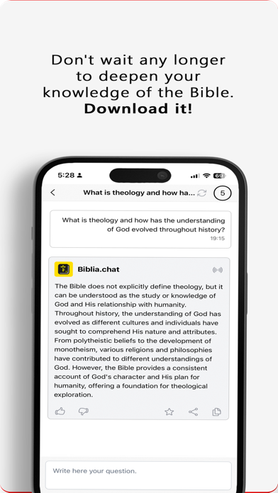 Biblia.chat: Bible with AI Screenshot