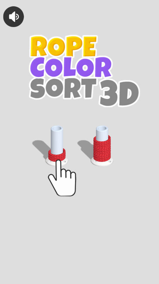 #1. Rope Color Sort (iOS) Podle: Kenen Gonen