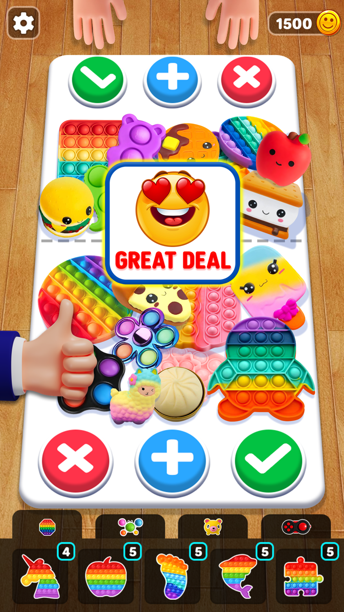 Fidget Trading Master 3D Popus