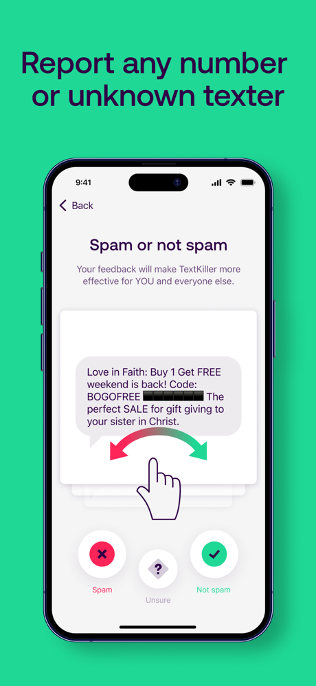 Textkiller - Spam Text Blocker screenshot 5