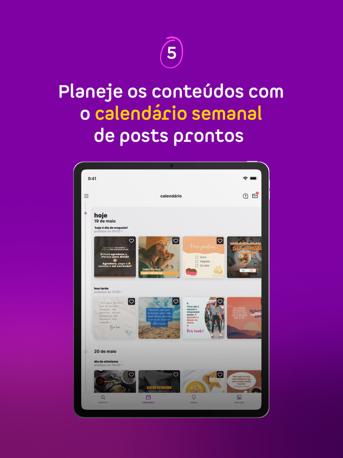 Ahazou seus posts prontos