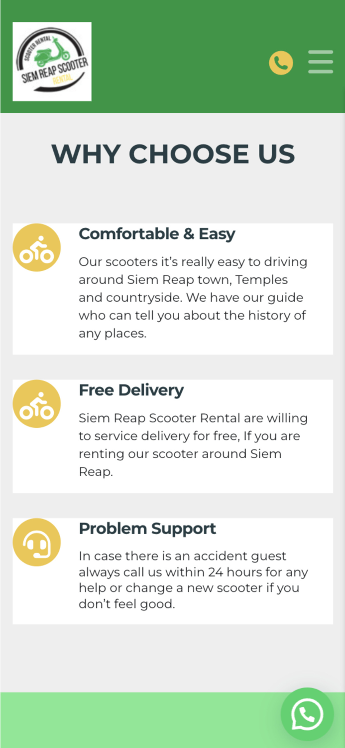 Siem Reap Scooter Rental