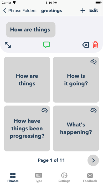 augy AAC Screenshot