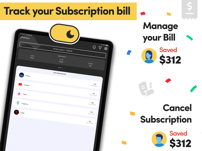 Bilbird Subscription manager