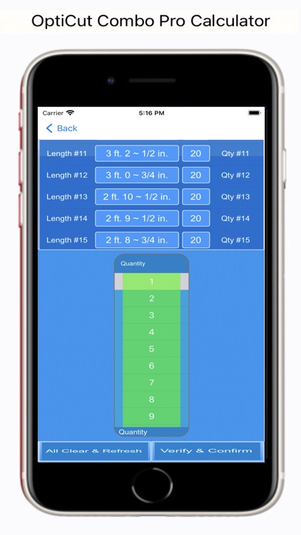 OptiCut Combo Pro Calculator screenshot-3