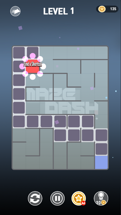 Maze Dash Puzzle Screenshot