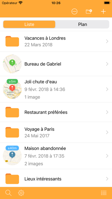 Screenshot #1 pour MyPlaces