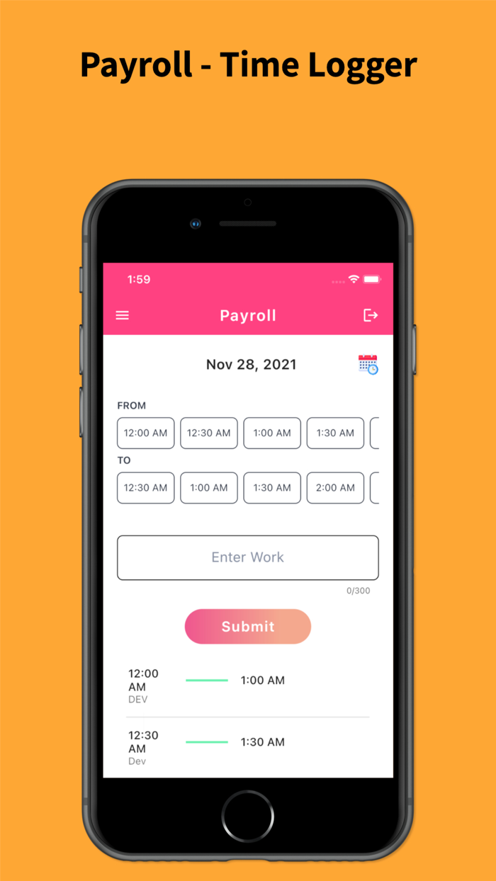 Payroll -Time Logger