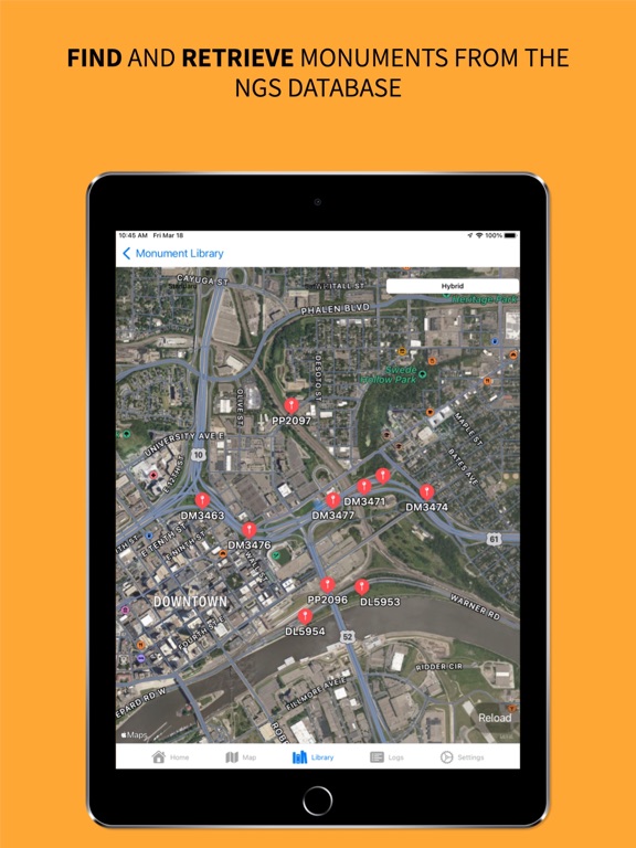 GNSS Log App iPad screenshot 4 - Productivity app