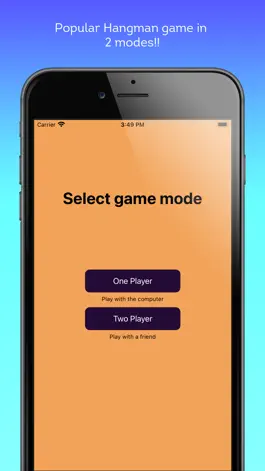 Game screenshot Hangman - 1 and 2 player mod apk