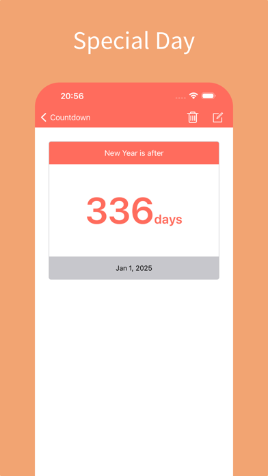 Birthday Reminder Countdown Screenshot
