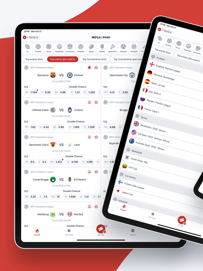 Megapari - Sport and Games